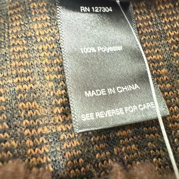 NEW NWT Ali Miles Plus Size 3X Thick Winter Wearable Art Knit Blouse Shirt Top - Picture 4 of 8